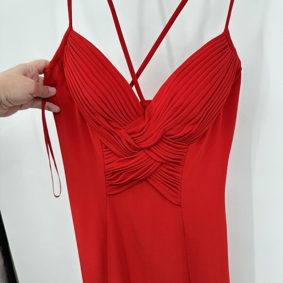 Cache Red Maxi Dress - Picture 3 of 9